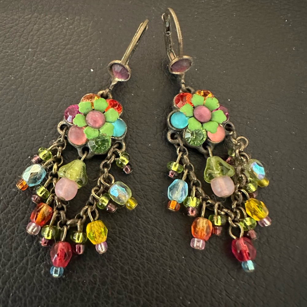 Dangly Flower Earring Set (Similar to Michal Negrin)